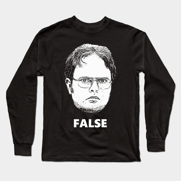 Dwight False Long Sleeve T-Shirt by childofthecorn